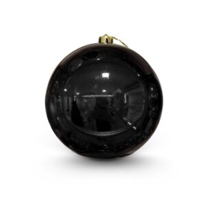 BOLA 15CM C/1UN PEROLADA PRETO