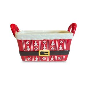 CACHEPO CERAMICA NATALINO 22,5X11,5X11CM