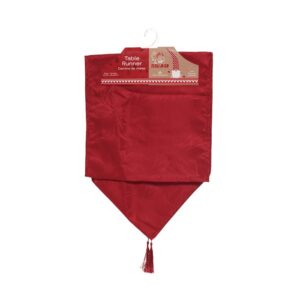 CAMINHO DE MESA VERMELHO 33X183CM