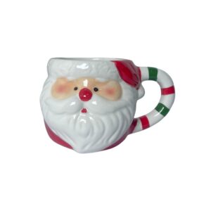 CANECA PAPAI NOEL 3D 13,8X9,5X8,4CM