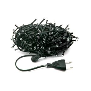 CORDAO 10M 100LEDS BCO QTE FX FIO VD EXT