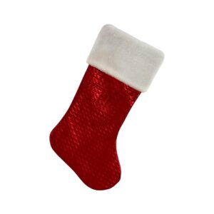 ENFEITE P/PEND BOTA NATAL VERM 46X25X2CM