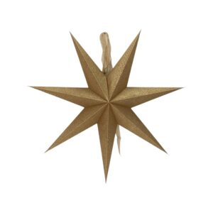 ENFEITE P/PEND ESTRELA DOUR 75X1X75CM