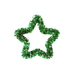 ESTRELA VAZADA 30CM VERDE
