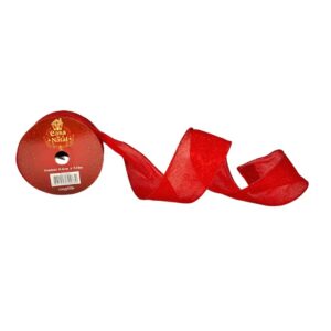 FITA ARAM 6,3CMX9,14M VERMELHO C/GLITTER
