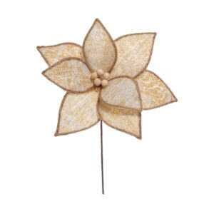 FLOR NATALINA 30CM RUSTICA