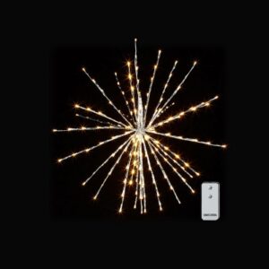 FOGO ARTIF ESTRELA 43CM LED BCO QTE 110V