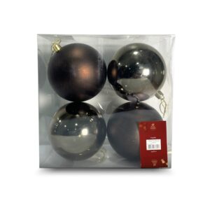JG BOLA 10CM C/4PCS MOCHA MOUSSE