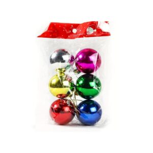 JG BOLA 5CM C/6PCS COLORIDA BRILHANTE