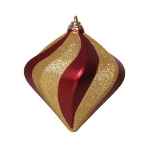 PIAO NATALINO VERMELHO E DOURADO 16CM