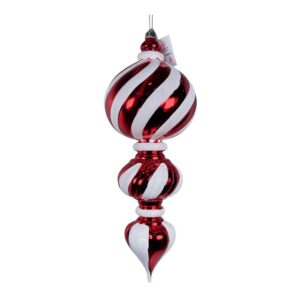 PINGENTE NATLAINO BRILHA VERM/BCO 55,9CM