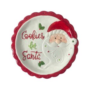 PRATO RASO 27,5CM PAPAI NOEL 3D