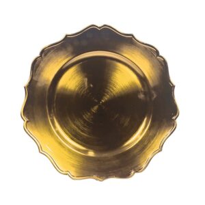 SOUSPLAT PLASTICO MOD2 DOURADO 33CM