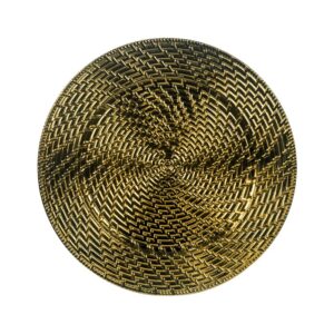 SOUSPLAT PLASTICO MOD4 DOURADO 33CM