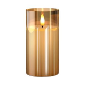 VELA LED LUZ AMARELA CCASTICAL G 10X15CM